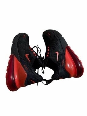 Nike Black & Red Air Max 270 Lifestyle Sneakers